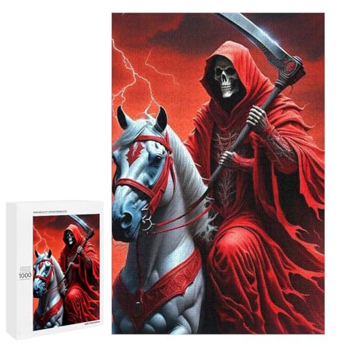 Gothic Skeleton 1000 Teile Puzzles Für Erwachsene Und Kinder Ab 12 Jahren 1000 PCS von ZYGAOKDD