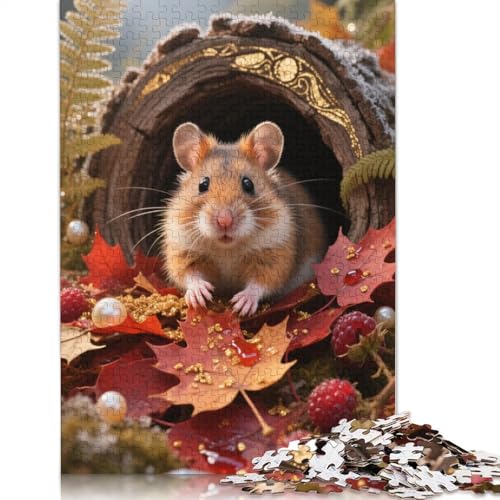 Hamster Puzzles 1000 Stück Für Erwachsene Puzzles Für Erwachsene 1000 Stück Puzzle Lernspiele Heimdekoration Puzzle 1000pcs (75x50cm) von ZYGAOKDD