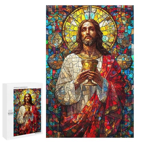 Jesus 1000 Teile Puzzles Für Erwachsene Und Kinder Ab 12 Jahren 1000 PCS von ZYGAOKDD