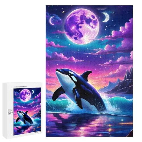 Killer Whale 1000 Teile Puzzles Für Erwachsene Und Kinder Ab 12 Jahren 1000 PCS von ZYGAOKDD