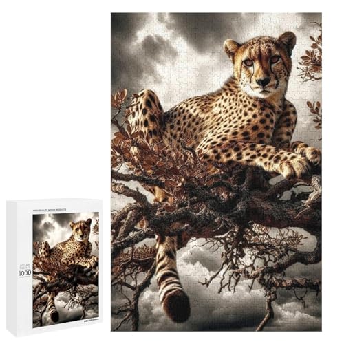 Leopard 1000 Teile Puzzles Für Erwachsene Und Kinder Ab 12 Jahren 1000 PCS von ZYGAOKDD