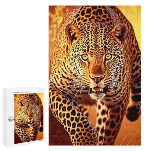 Leopard 1000 Teile Puzzles Für Erwachsene Und Kinder Ab 12 Jahren 1000 PCS von ZYGAOKDD
