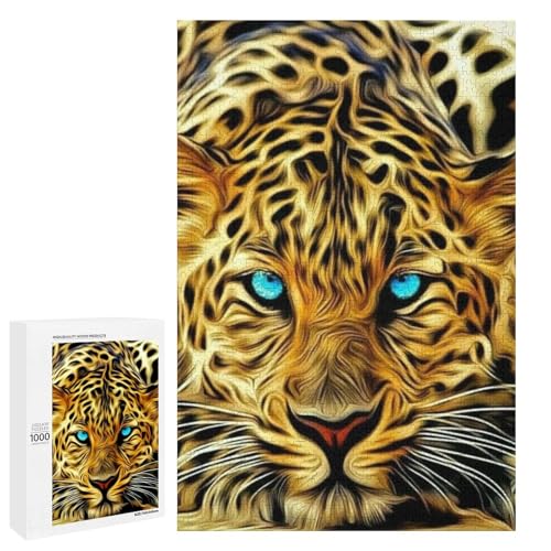 Leopard's Gaze 1000 Teile Puzzles Für Erwachsene Und Kinder Ab 12 Jahren 1000 PCS Leopard's Gaze 1000 Teile Puzzles Für Erwachsene Und Kinder Ab 12 Jahren 1000 PCS von ZYGAOKDD