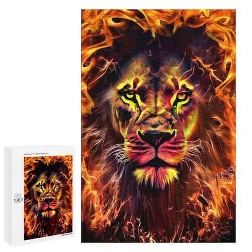 Lion 1000 Teile Puzzles Für Erwachsene Und Kinder Ab 12 Jahren 1000 PCS Lion 1000 Teile Puzzles Für Erwachsene Und Kinder Ab 12 Jahren 1000 PCS von ZYGAOKDD