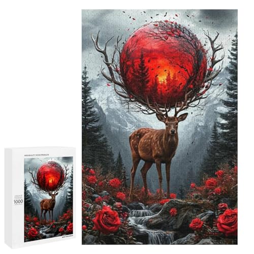 Magic Deer 1000 Teile Puzzles Für Erwachsene Und Kinder Ab 12 Jahren 1000 PCS Magic Deer 1000 Teile Puzzles Für Erwachsene Und Kinder Ab 12 Jahren 1000 PCS von ZYGAOKDD