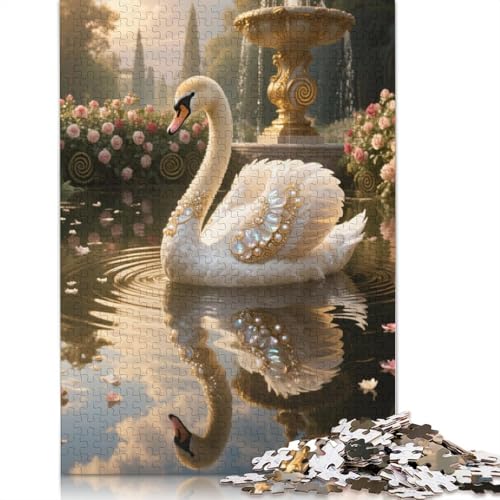 Mute Swan 1000 Stück Puzzles Für Erwachsene | | Family Fun Jigsaws Puzzles 1000 Stück Für Erwachsene Geschenke 1000pcs (75x50cm) von ZYGAOKDD