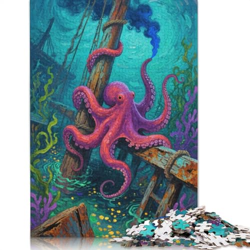 Octopus 1000 Stück Puzzles Für Erwachsene | | Family Fun Jigsaws Puzzles 1000 Stück Für Erwachsene Geschenke 1000pcs (75x50cm) von ZYGAOKDD