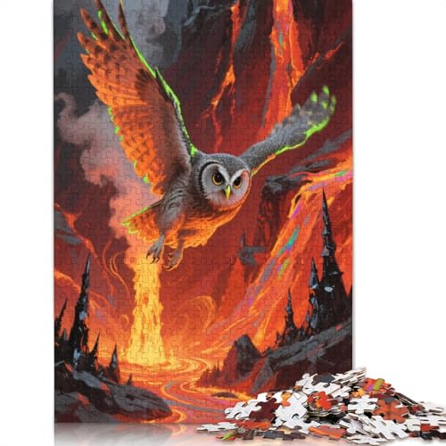 Owl Puzzles 1000 Stück Für Erwachsene Puzzles Für Erwachsene 1000 Stück Puzzle Lernspiele Heimdekoration Puzzle 1000pcs (75x50cm) von ZYGAOKDD