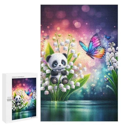 Panda and Butterfly 1000 Teile Puzzles Für Erwachsene Und Kinder Ab 12 Jahren 1000 PCS Panda and Butterfly 1000 Teile Puzzles Für Erwachsene Und Kinder Ab 12 Jahren 1000 PCS von ZYGAOKDD