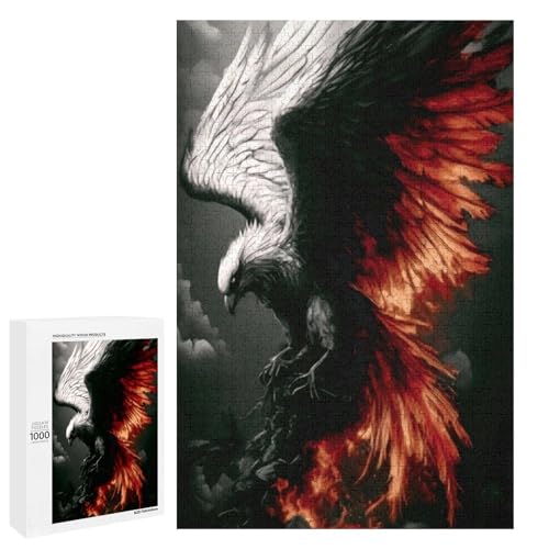 Phoenix-Like Eagle in Flames 1000 Teile Puzzles Für Erwachsene Und Kinder Ab 12 Jahren 1000 PCS Phoenix-Like Eagle in Flames 1000 Teile Puzzles Für Erwachsene Und Kinder Ab 12 Jahren 1000 PCS von ZYGAOKDD