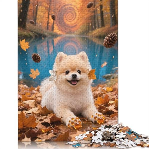Pomeranian Puppy 1000 Teile Puzzles Für Erwachsene Puzzles Für Erwachsene 1000 1000pcs (75x50cm) von ZYGAOKDD