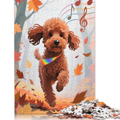 Poodle Puzzles 1000 Stück Für Erwachsene Puzzles Für Erwachsene 1000 Stück Puzzle Lernspiele Heimdekoration Puzzle 1000pcs (75x50cm) von ZYGAOKDD