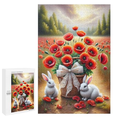 Rabbit 1000 Teile Puzzles Für Erwachsene Und Kinder Ab 12 Jahren 1000 PCS von ZYGAOKDD