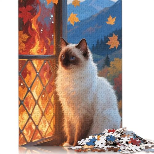 Ragdoll Puzzles 1000 Stück Für Erwachsene Puzzles Für Erwachsene 1000 Stück Puzzle Lernspiele Heimdekoration Puzzle 1000pcs (75x50cm) von ZYGAOKDD