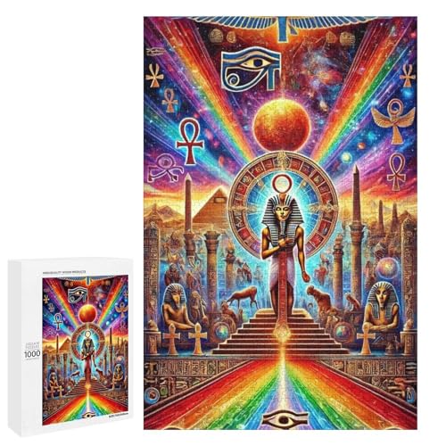 Rainbow Bridge to The Egyptian 1000 Teile Puzzles Für Erwachsene Und Kinder Ab 12 Jahren 1000 PCS von ZYGAOKDD