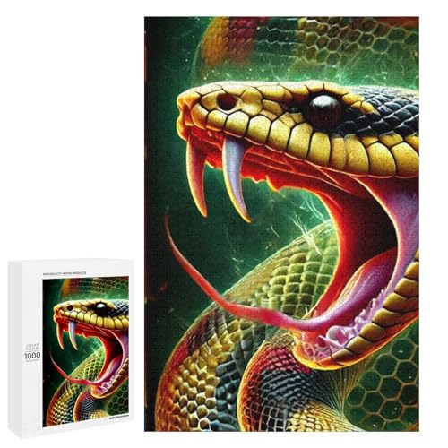 Scary Snake 1000 Teile Puzzles Für Erwachsene Und Kinder Ab 12 Jahren 1000 PCS von ZYGAOKDD