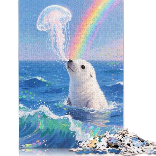 Seal Puzzles 1000 Stück Für Erwachsene Puzzles Für Erwachsene 1000 Stück Puzzle Lernspiele Heimdekoration Puzzle 1000pcs (75x50cm) von ZYGAOKDD