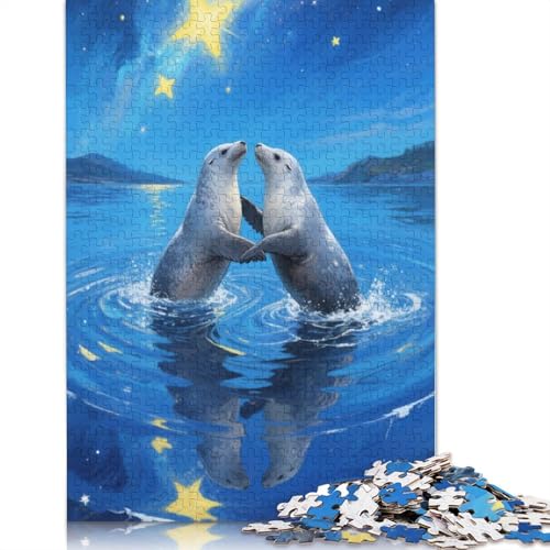 Seal Puzzlespiele Für Erwachsene 1000 Jigsaws 1000 Teile Puzzles Für Erwachsene Geschenke 1000pcs (75x50cm) von ZYGAOKDD