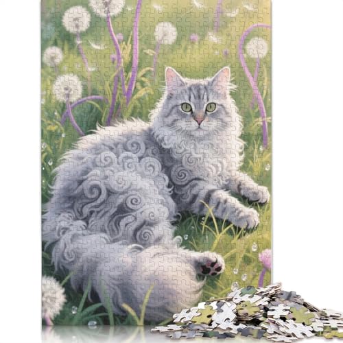 Selkirk Rex 1000 Teile Puzzles Für Erwachsene Und Kinder Ab 12 Jahren 1000pcs (75x50cm) von ZYGAOKDD