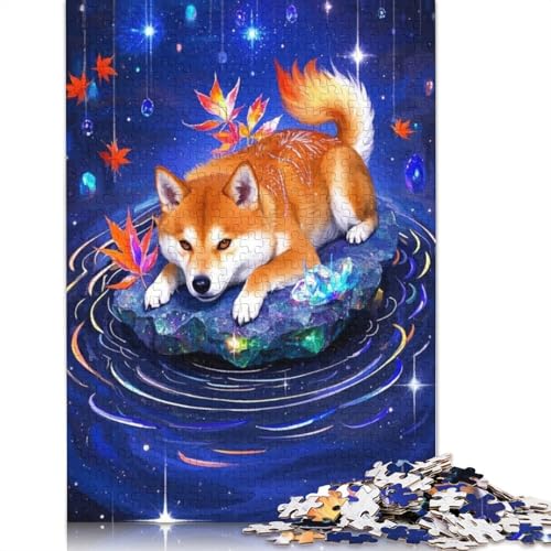 Shiba Inu 1000 Teile Puzzles Für Erwachsene Und Kinder Ab 12 Jahren 1000pcs (75x50cm) von ZYGAOKDD
