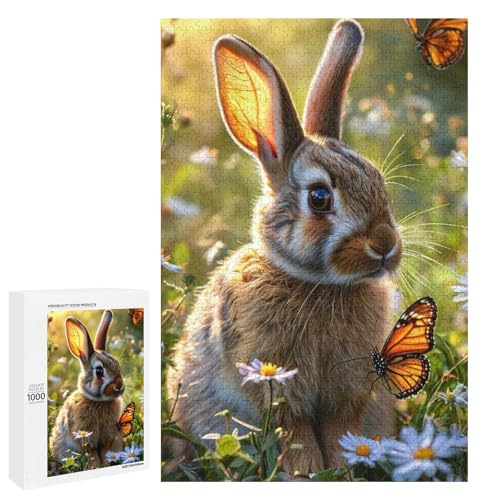 Sunlit Bunny 1000 Teile Puzzles Für Erwachsene Und Kinder Ab 12 Jahren 1000 PCS Sunlit Bunny 1000 Teile Puzzles Für Erwachsene Und Kinder Ab 12 Jahren 1000 PCS von ZYGAOKDD