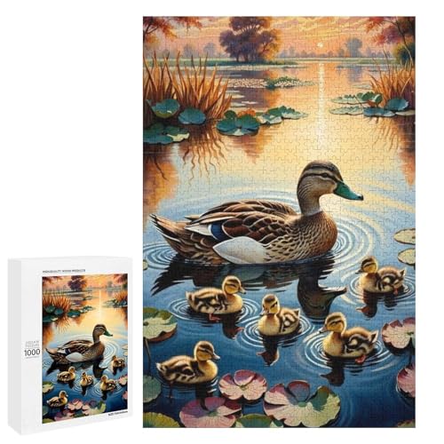 The Mallard Family 1000 Teile Puzzles Für Erwachsene Und Kinder Ab 12 Jahren 1000 PCS The Mallard Family 1000 Teile Puzzles Für Erwachsene Und Kinder Ab 12 Jahren 1000 PCS von ZYGAOKDD