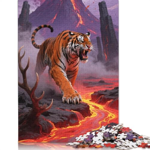 Tiger 1000 Teile Puzzles Für Erwachsene Puzzles Für Erwachsene 1000 1000pcs (75x50cm) von ZYGAOKDD