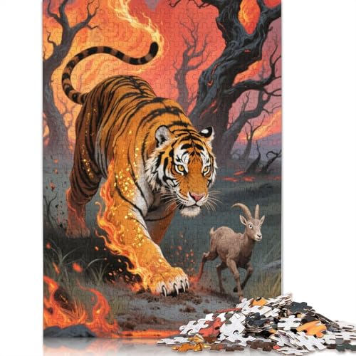 Tiger 1000 Teile Puzzles Für Erwachsene Puzzles Für Erwachsene 1000 1000pcs (75x50cm) von ZYGAOKDD