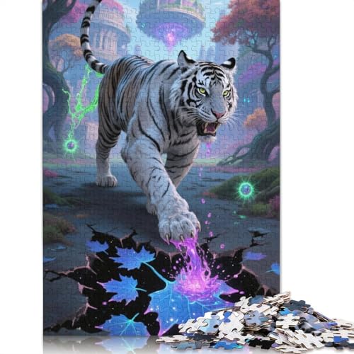 Tiger 1000 Teile Puzzles Für Erwachsene Und Kinder Ab 12 Jahren 1000pcs (75x50cm) von ZYGAOKDD