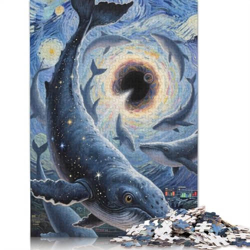 Whale 1000 Stück Puzzles Für Erwachsene | | Family Fun Jigsaws Puzzles 1000 Stück Für Erwachsene Geschenke 1000pcs (75x50cm) von ZYGAOKDD