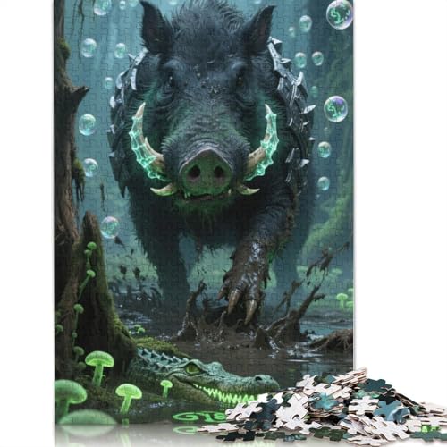 Wild Boar 1000 Teile Puzzles Für Erwachsene Puzzles Für Erwachsene 1000 1000pcs (75x50cm) von ZYGAOKDD