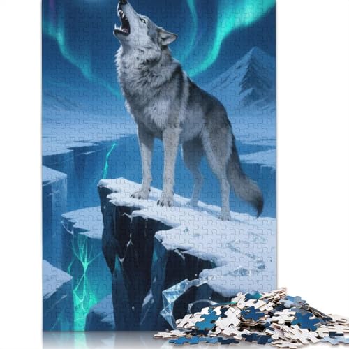 Wolf 1000 Teile Puzzles Für Erwachsene Und Kinder Ab 12 Jahren 1000pcs (75x50cm) von ZYGAOKDD