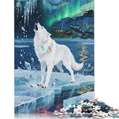 Wolf 1000 Teile Puzzles Für Erwachsene Und Kinder Ab 12 Jahren 1000pcs (75x50cm) von ZYGAOKDD