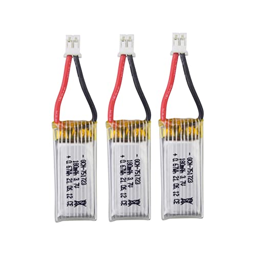 ZYGY 3PCS 3.7V 180mAh Lithium Akku für A20 A20W RC Drohne von ZYGY