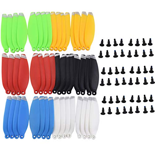 ZYGY 48PCS Propeller und Schrauben für DJI Mavic Mini Drohne Luftaufnahmen Quadcopter 4726F Paddle(6 Farben) von ZYGY