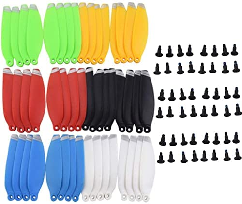 ZYGY 48pcs 6 Farben Luftschrauben & Schrauben für DJI Mavic Mini Drohne Luftaufnahmen Quadcopter 4726F Paddle von ZYGY