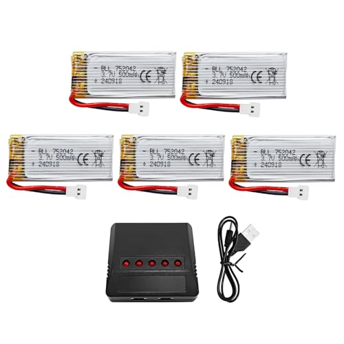 ZYGY 5St. 3.7V 500mAh Akku&Ladegerät für H31 H37 H6D Hubsan X4 FPV H107C H107D H107L H107P H108 JXD392 JXD388 JXD385 UDI U816A SYMA X5C X5SW HS170 HS170C HS170G F180W F180C TR-C385 TR-P51 TR-F22 ZYGY 5St. 3.7V 500mAh Akku&Ladegerät für H31 H37 H6D Hubsan X4 FPV H107C H107D H107L H107P H108 JXD392 JXD388 JXD385 UDI U816A SYMA X5C X5SW HS170 HS170C HS170G F180W F180C TR-C385 TR-P51 TR-F22 von ZYGY