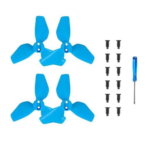 ZYGY 8PCS Propeller für DJI NEO Drohnenzubehör, Handquadcopter Drohne 2016S Blatt (blau) von ZYGY