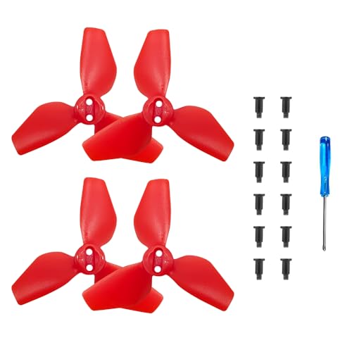 ZYGY 8PCS Propeller für DJI NEO Drohnenzubehör, Handquadcopter Drohne 2016S Blatt (rot) von ZYGY