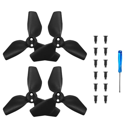 ZYGY 8PCS Propeller für DJI NEO Drohnenzubehör, Handquadcopter Drohne 2016S Blatt (schwarz) von ZYGY