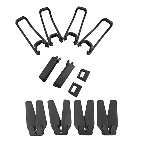 ZYGY 4pcs hélice + 4pcs Housse de Protection+4pcs Train d'atterrissage Pour E58 S168 JY019 Quadcopter Pliant Drone von ZYGY