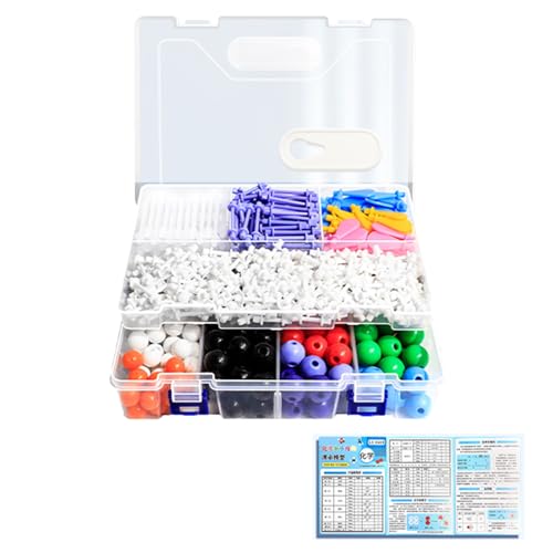 Molekulare Modellgruppe mit Aufbewahrungsbehälter für Laborvorführungen, praktische Praxis, Molekular-Kits, Chemie-Atom-Kits, Schulunterricht, Werkzeug Molekulare Modellgruppe mit Aufbewahrungsbehälter für Laborvorführungen, praktische Praxis, Molekular-Kits, Chemie-Atom-Kits, Schulunterricht, Werkzeug von ZYHARUKO