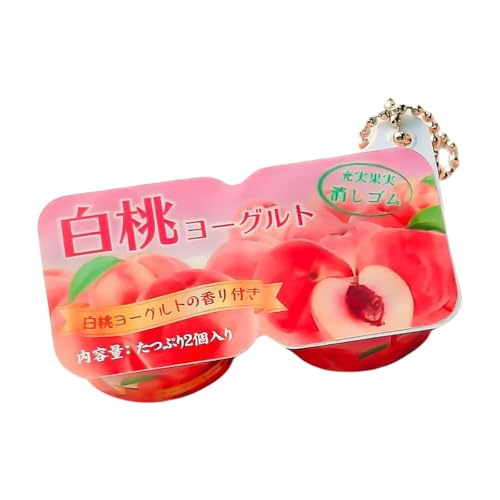 Praktischer Squezz Joghurt-Spielzeug-Schlüsselanhänger, tragbares Zubehör für Stressabbau und Entspannung während der Reise oder im Studium, modisches Accessoire von ZYHARUKO