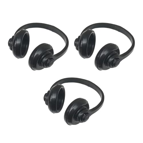 Puppenhäuser Kopfhörer für Miniatur-Szenen, Headset-Design, kindersicher, Puppenhäuser-Zubehör von ZYHARUKO
