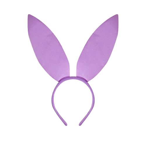 ZYHARUKO Hasenkostüm für Damen, inklusive Ohr, Stirnband, Fliege, Kragen, Manschetten und Schwanz, Zubehör für Ostern, Halloween, Cosplay, Party, Hasen-Kostüm-Zubehör von ZYHARUKO