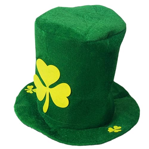 ZYHARUKO Zylinderhut für Patrick's Days, Kopfschmuck, Kopfschmuck, Party, handgefertigtes Zubehör, Patrick-Kopfbedeckung für Irish Day Party ZYHARUKO Zylinderhut für Patrick's Days, Kopfschmuck, Kopfschmuck, Party, handgefertigtes Zubehör, Patrick-Kopfbedeckung für Irish Day Party von ZYHARUKO
