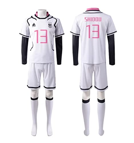 ZYHCOS Cosplay-Kostüm für Herren, Weiß, Fußball, Basketball, Sportbekleidung, Uniform, Halloween-Outfits (Nr. 13, Herren, klein) von ZYHCOS