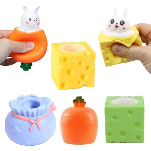 4 Pcs Stressball Anti Stress Spielzeug Bälle Carrot Rabbit Stress Balls Anti-Stress-Spielzeug zur Entspannung & Müdigkeitsbekämpfung Perfekt für Ostereier Squeeze Spielzeug Geschenke für Kinder 4 Pcs Stressball Anti Stress Spielzeug Bälle Carrot Rabbit Stress Balls Anti-Stress-Spielzeug zur Entspannung & Müdigkeitsbekämpfung Perfekt für Ostereier Squeeze Spielzeug Geschenke für Kinder von ZYHDFH