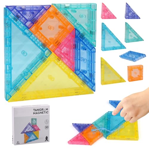 Tangram Magnetisch Magnetische Tangram Spiele für Kinder Magnet Spielzeug Kinder Magnetspielzeug Magneten IQ Spiele, Flugzeug-Gadgets, Sicher und Leicht Tragbar Tangram Magnetisch Magnetische Tangram Spiele für Kinder Magnet Spielzeug Kinder Magnetspielzeug Magneten IQ Spiele, Flugzeug-Gadgets, Sicher und Leicht Tragbar von ZYHDFH