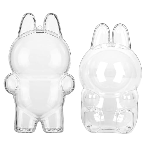 ZYHDFH 2 Stück Schutzhülle Schlüsselanhänger für Schutzhülle Schlüsselanhänger kompatibel mit Have a Seat Figuren Vitrine mit Schlüsselanhänger Protective Transparente(Standing/Seat) von ZYHDFH